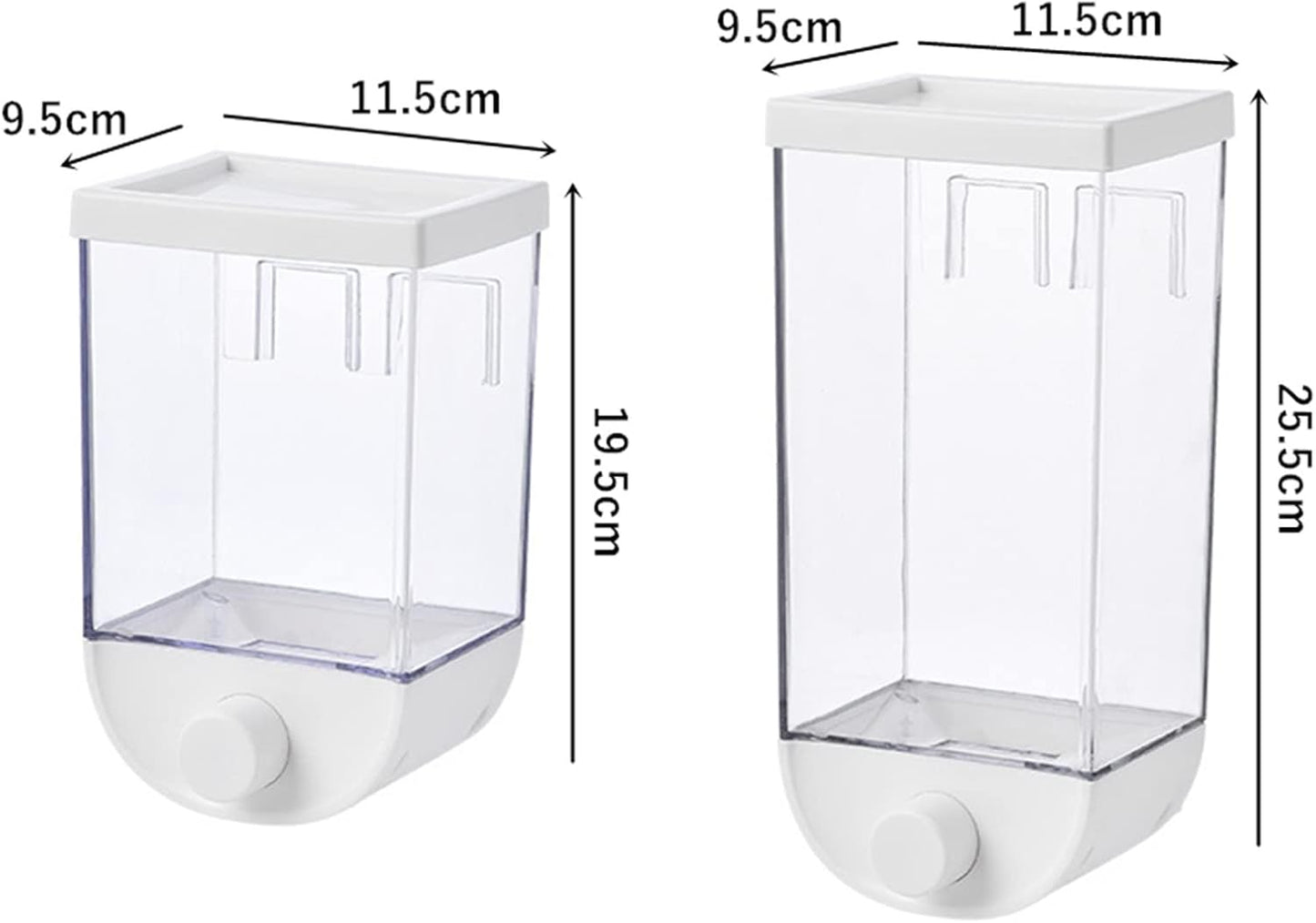 1.5L Wall Mounted Separate Rice Bucket