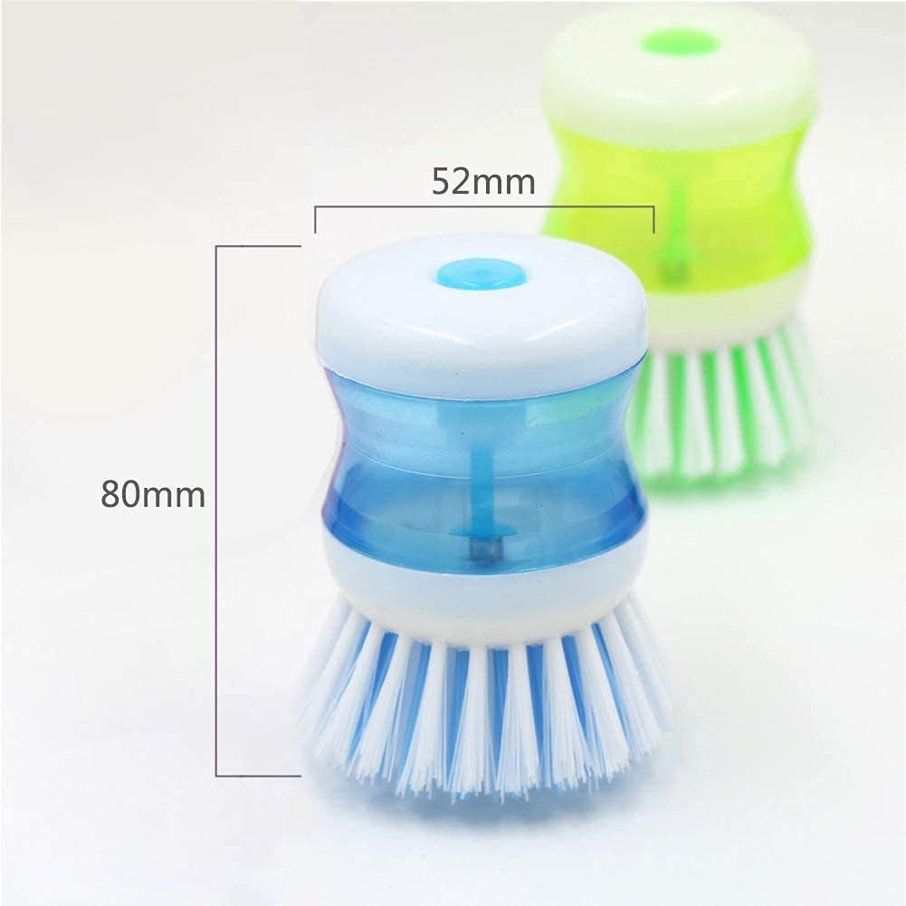 Mini Kitchen Liquid Dish Cleaning Brush | Scrubber Tool, Oil-resistant, Scrubbing Sponge Remove Stains (random Color)