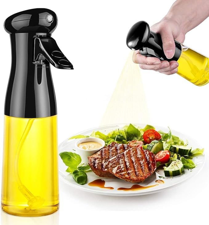 Oil Spray Bottle Continuous Spray with Portion Control, Suitable for Multiple Scenarios. Highly Trusted by Chefs