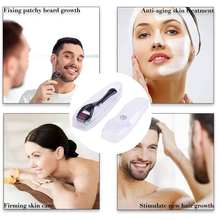 Derma Roller 0.5, 540 Needle Cross-Line, Anti-Aging Skin Regeneration