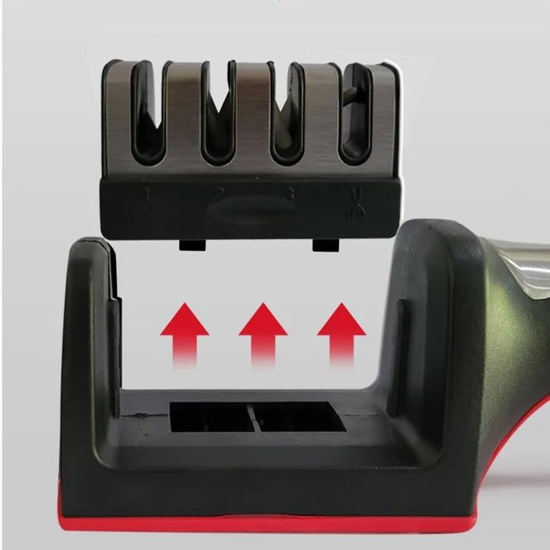 Adjustable 4 in 1 Manual Knives and Scissor Sharpener