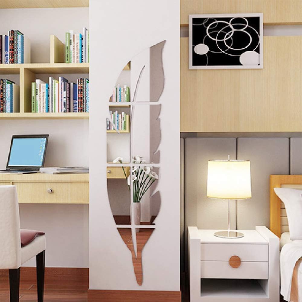 3D Acrylic Decor Mirror Wall Sticker for Dining Room Wall Decor