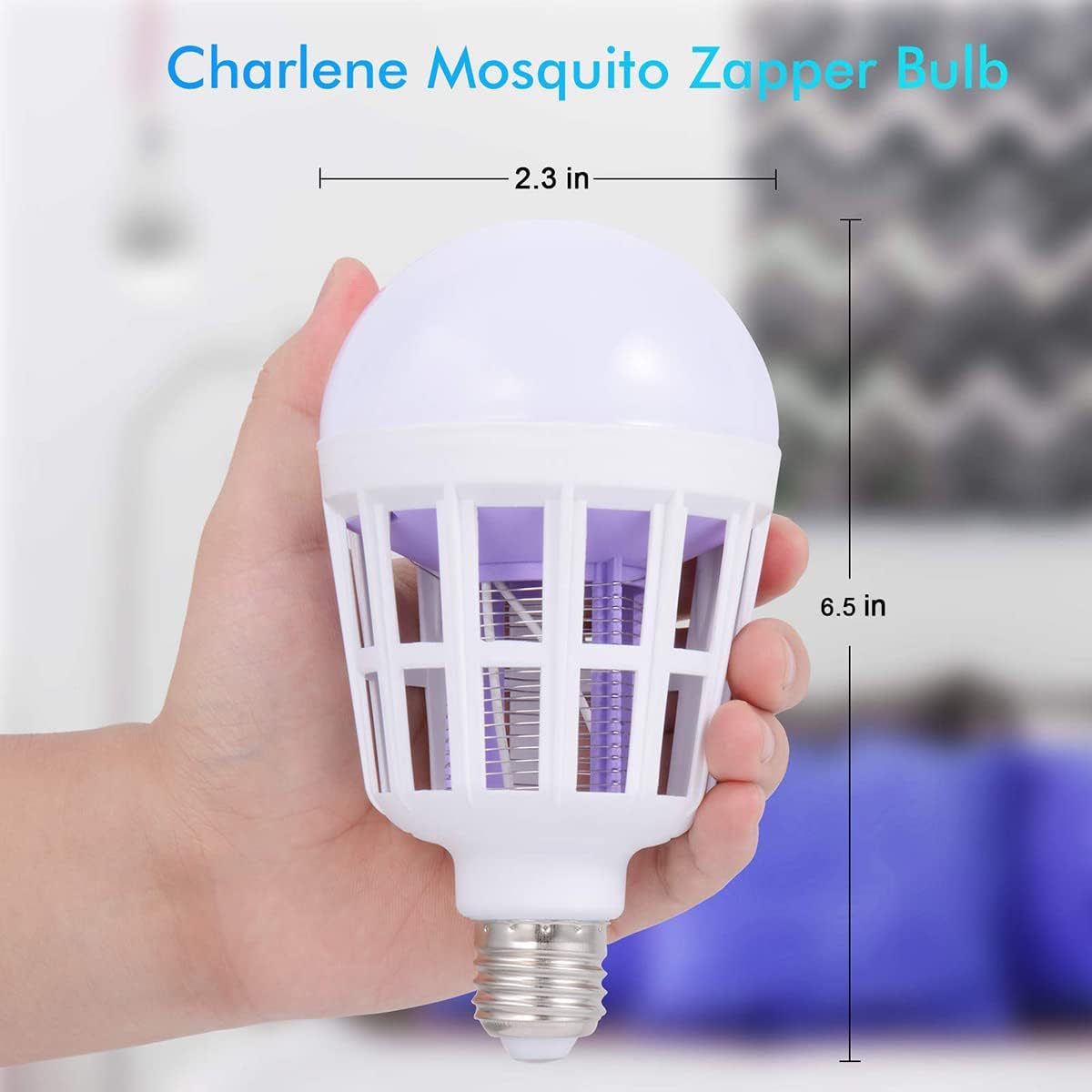 Mosquito Killer Lamp LED 15W Electronic Anti insect Bug Fly Zapper for Home Indoor Outdoor Eco safe Clean Light Bulb