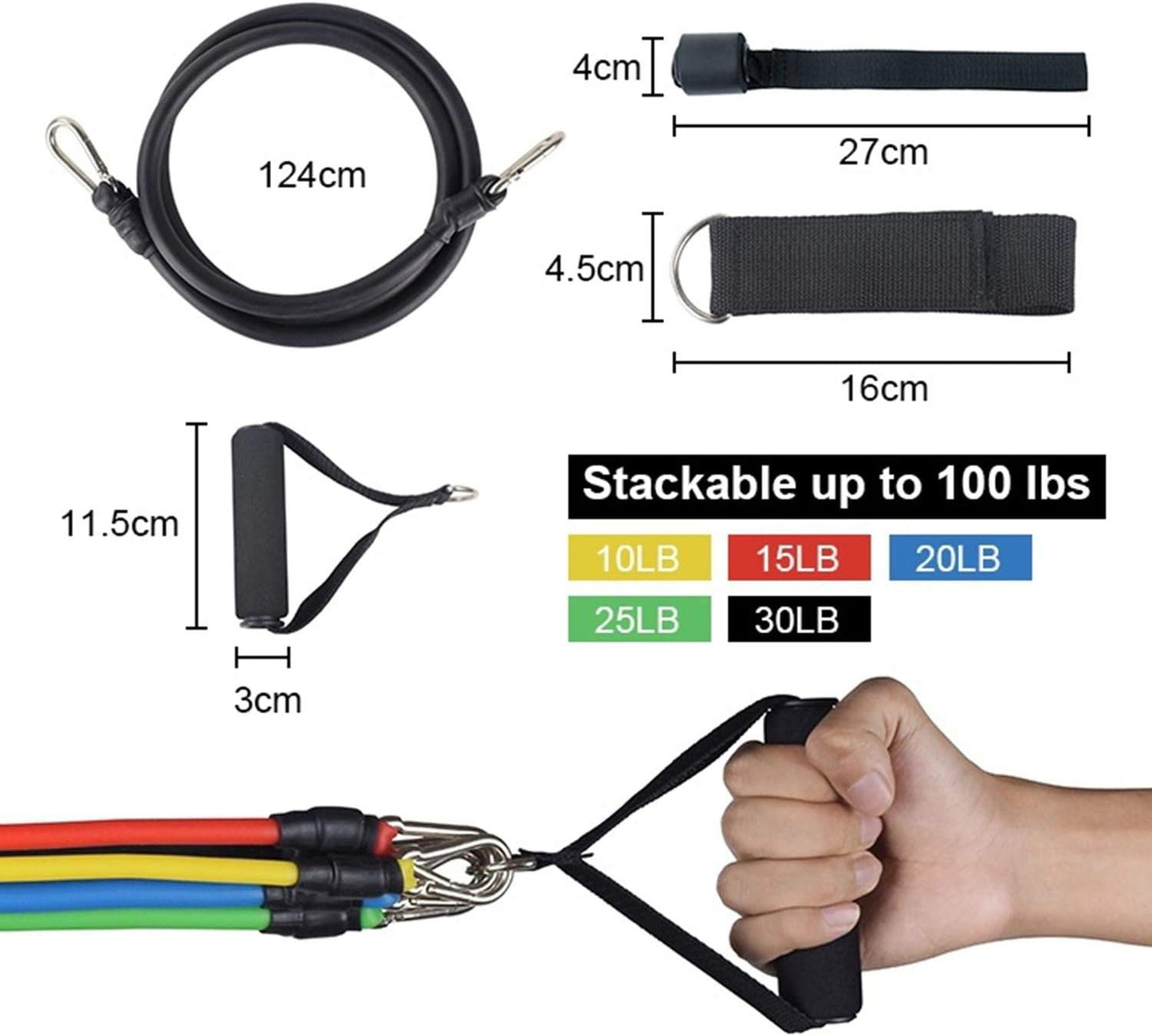 Power Resistance Workout Bands
