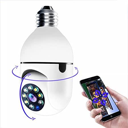 360 wireless Wi-Fi panoramic bulb camera
