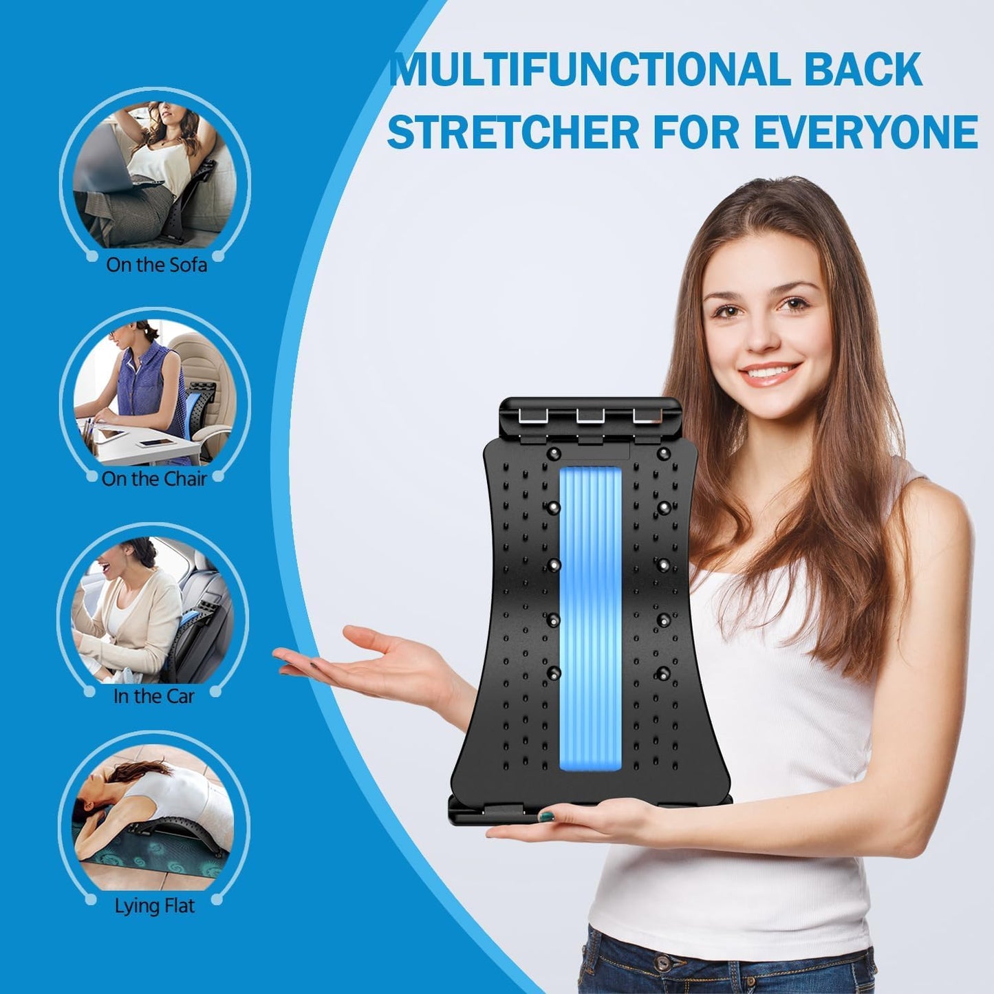 AdjustableMagnetotherapy Multi-level Back Massager