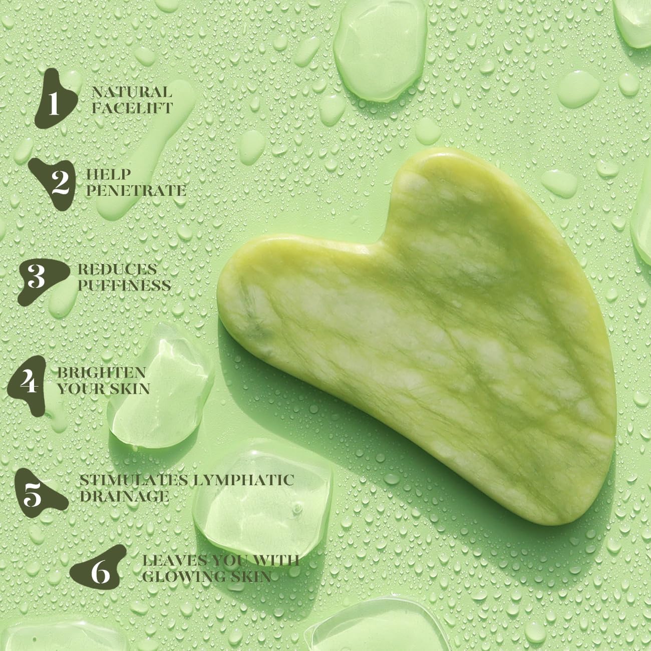 Jade Roller & Gua sha For facial