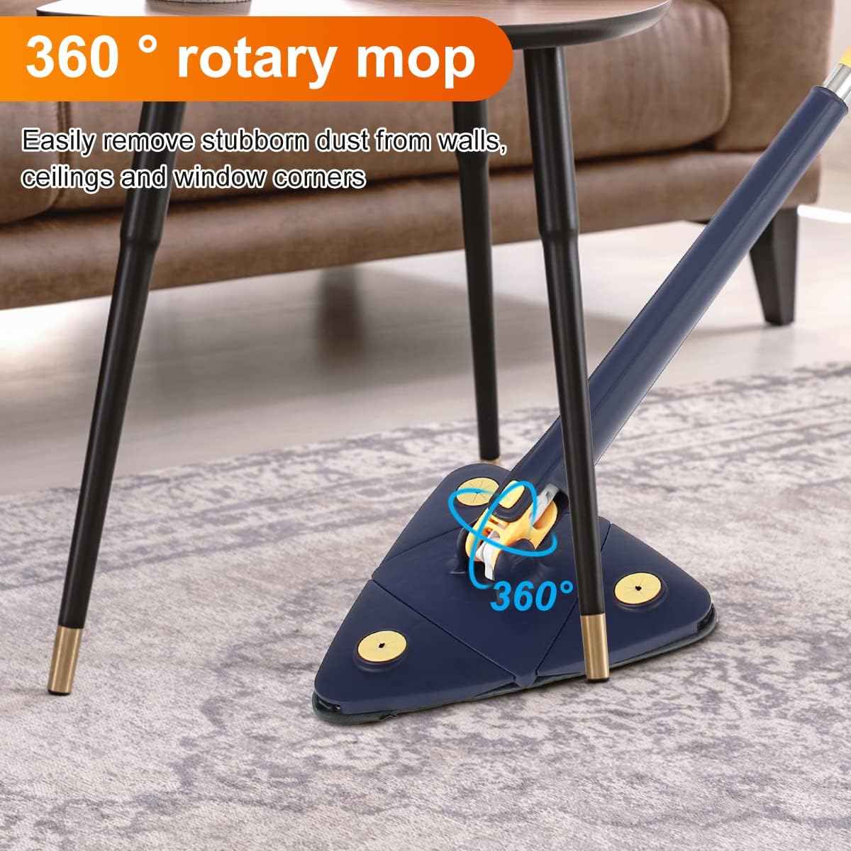 Triangle Mop 360 Adjustable With Twist Squeeze