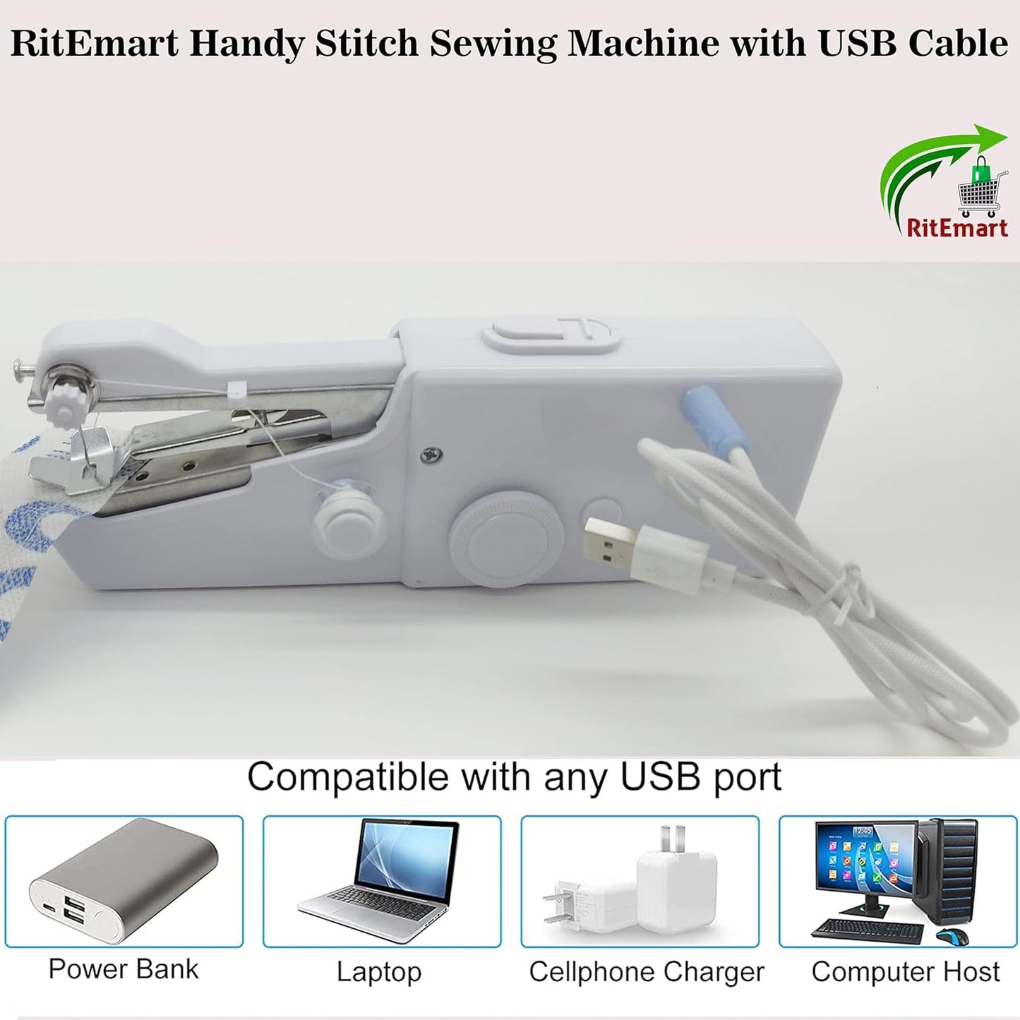 Handy Stitch The Handheld Sewing Machine Portable