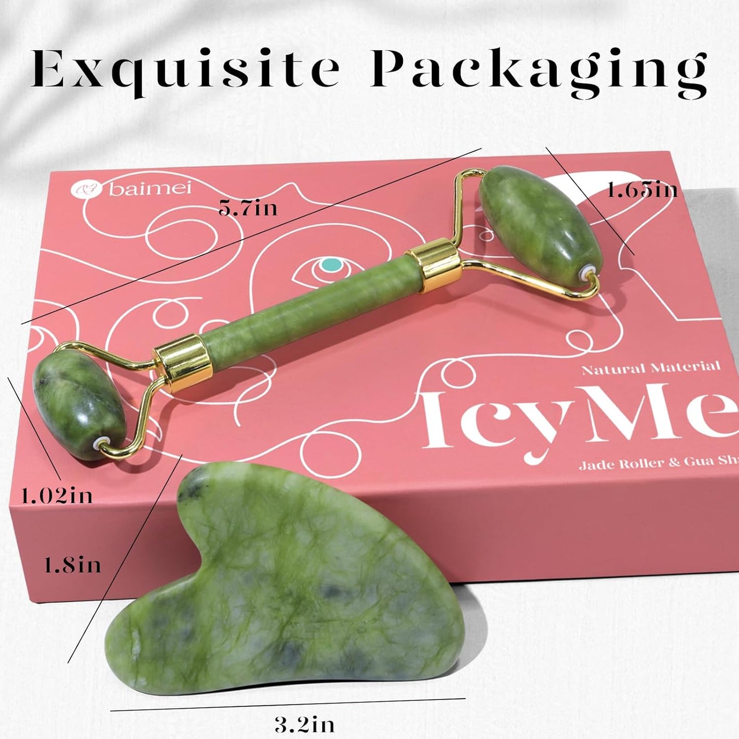 Jade Roller & Gua sha For facial