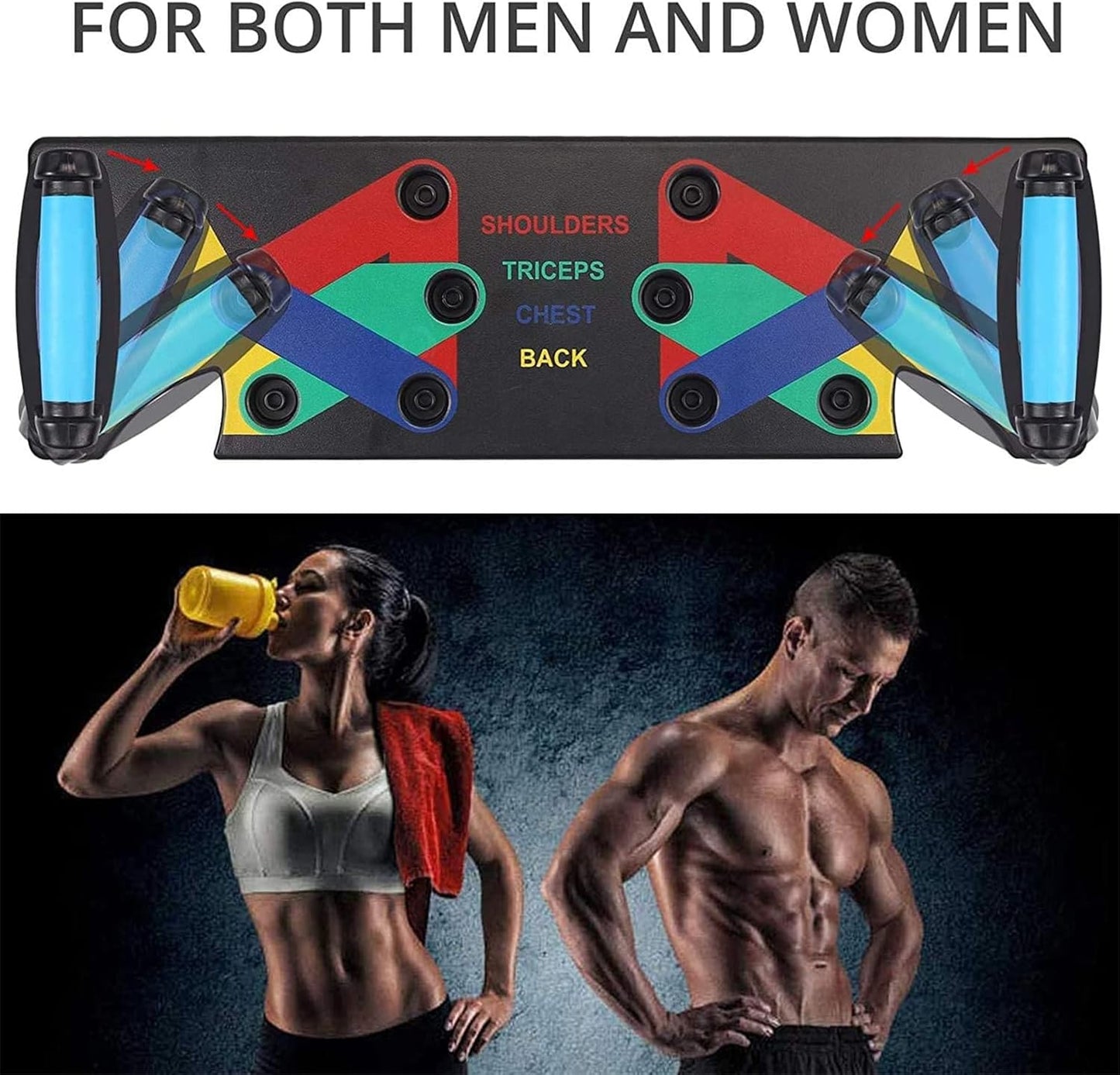 9 in 1 Push Up Rack Board For Men Women