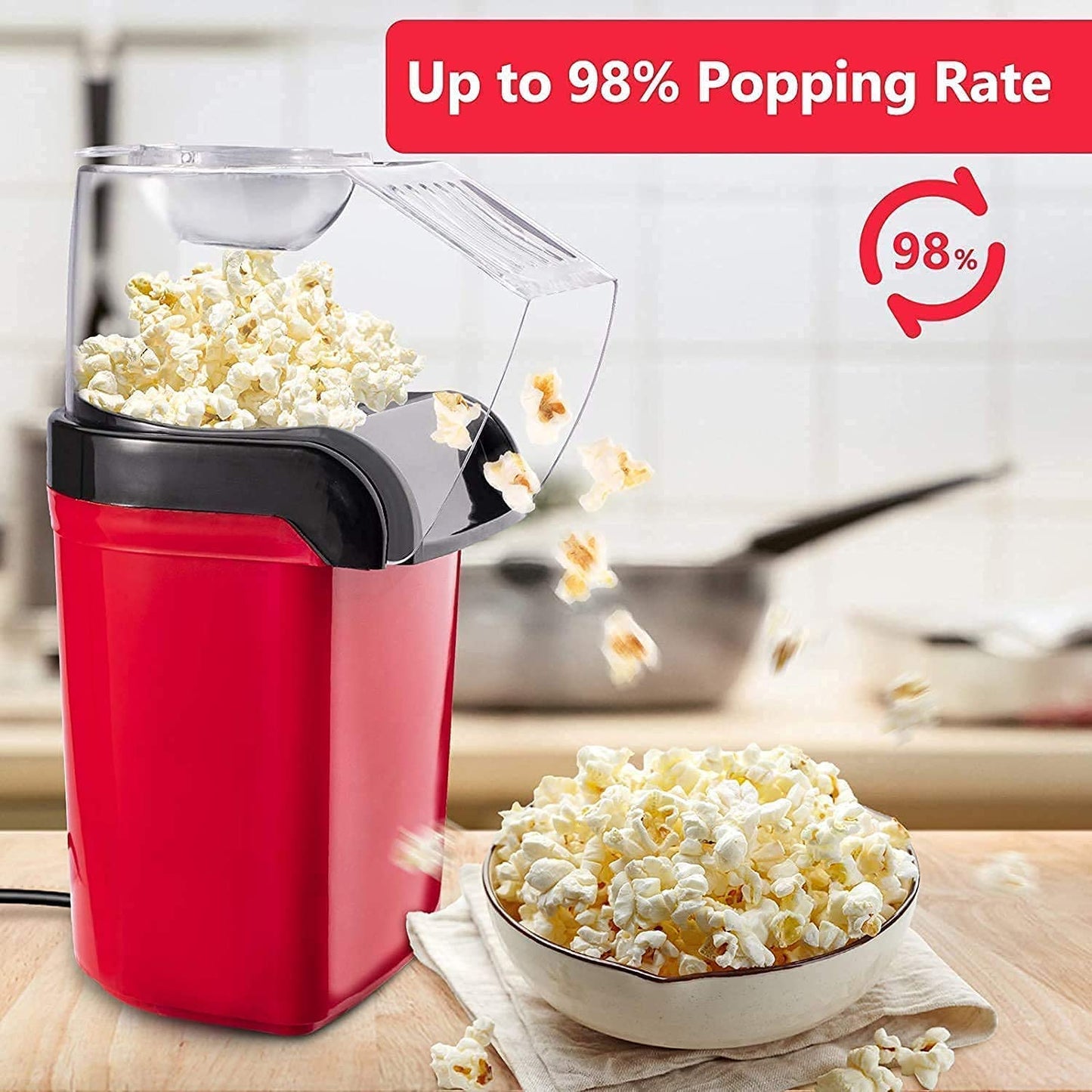 Electric Popcorn Maker Machine