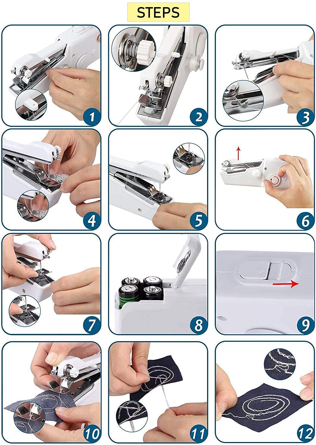 Handy Stitch The Handheld Sewing Machine Portable