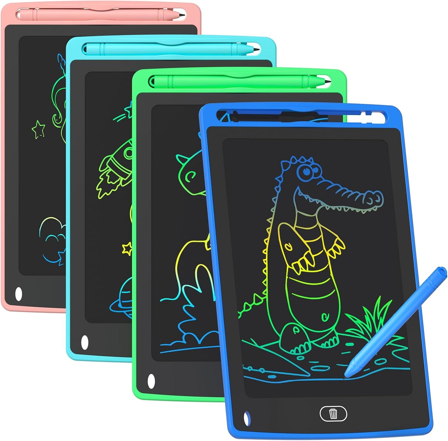 LCD Writing Tablet : 16 Inch Colorful Drawing Tablet Kids Erasable Writing Pad Learning Birthday Gifts