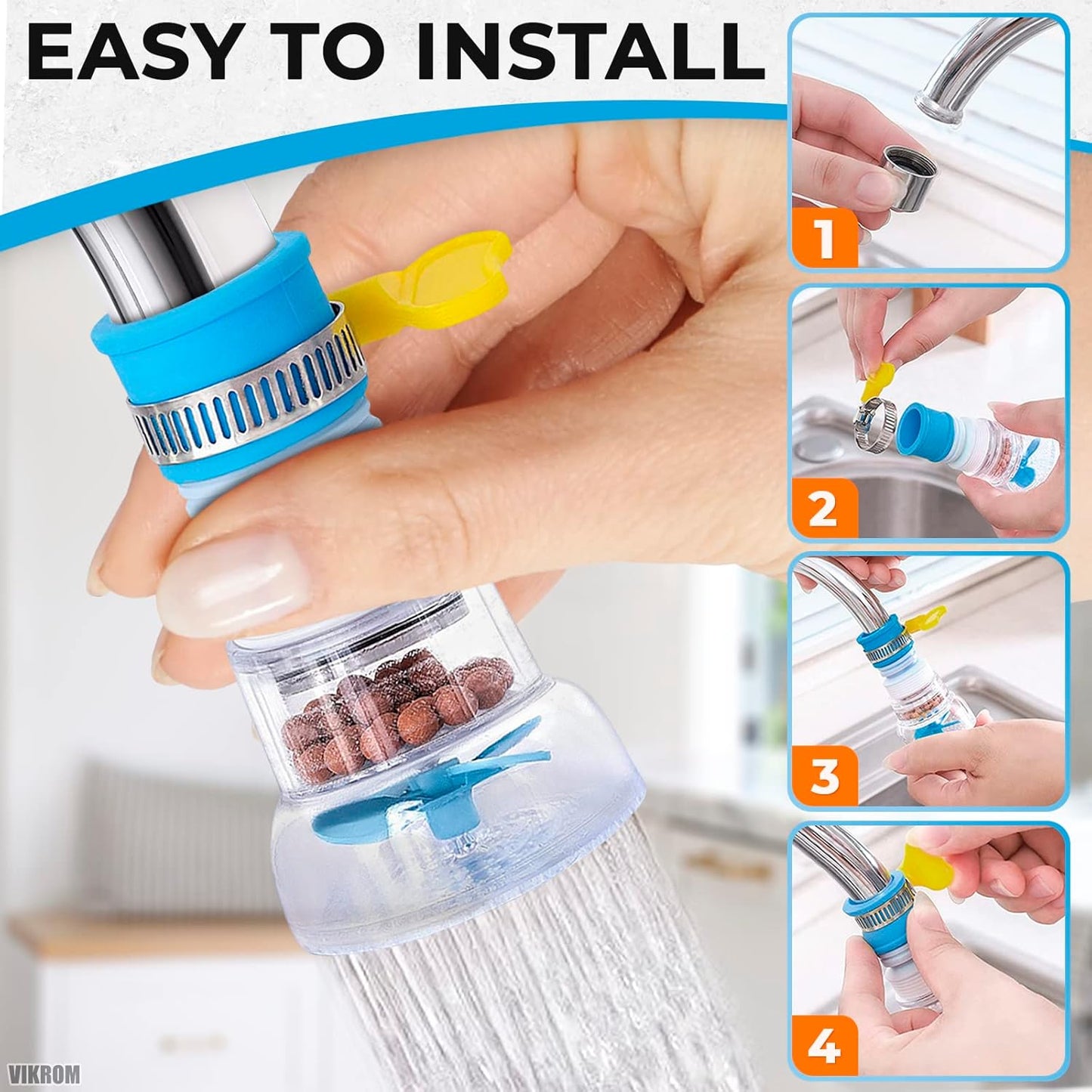 Adjustable Fan Faucet Tap