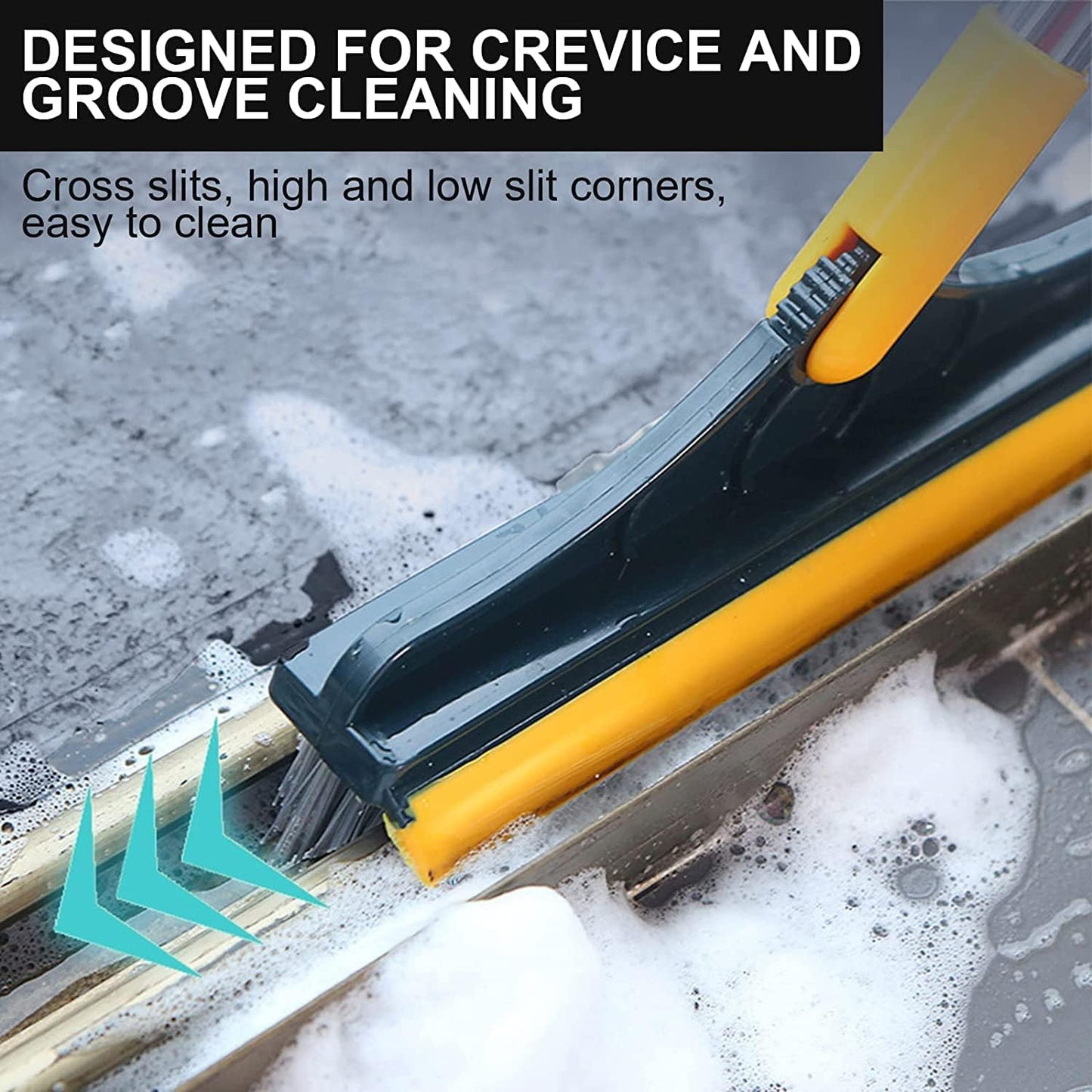 2 in 1 Cleaning Brush with wiper
