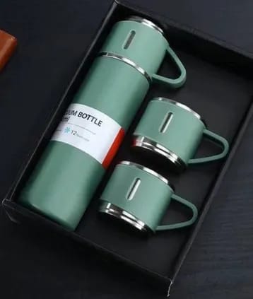 Vacuum Flask Bottle wih Cups 500ml