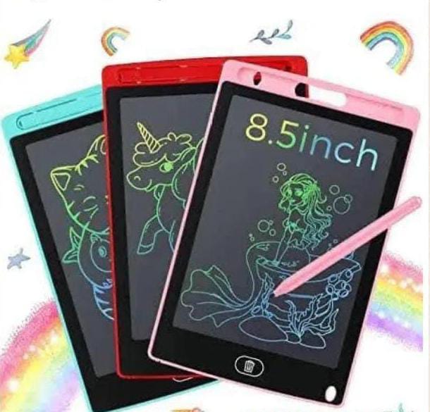 LCD Writing Tablet : 16 Inch Colorful Drawing Tablet Kids Erasable Writing Pad Learning Birthday Gifts