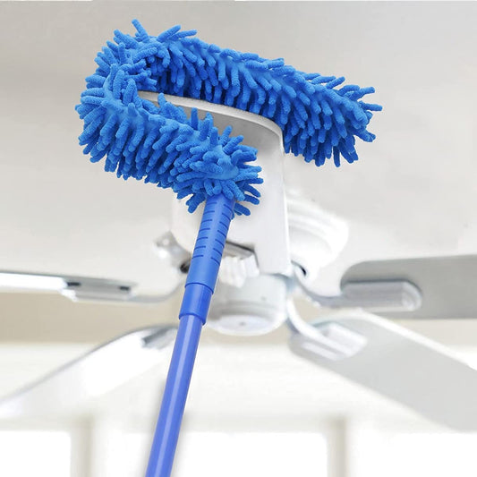Flexible Fan Cleaning Duster for Multi-Purpose Cleaning with Long Rod