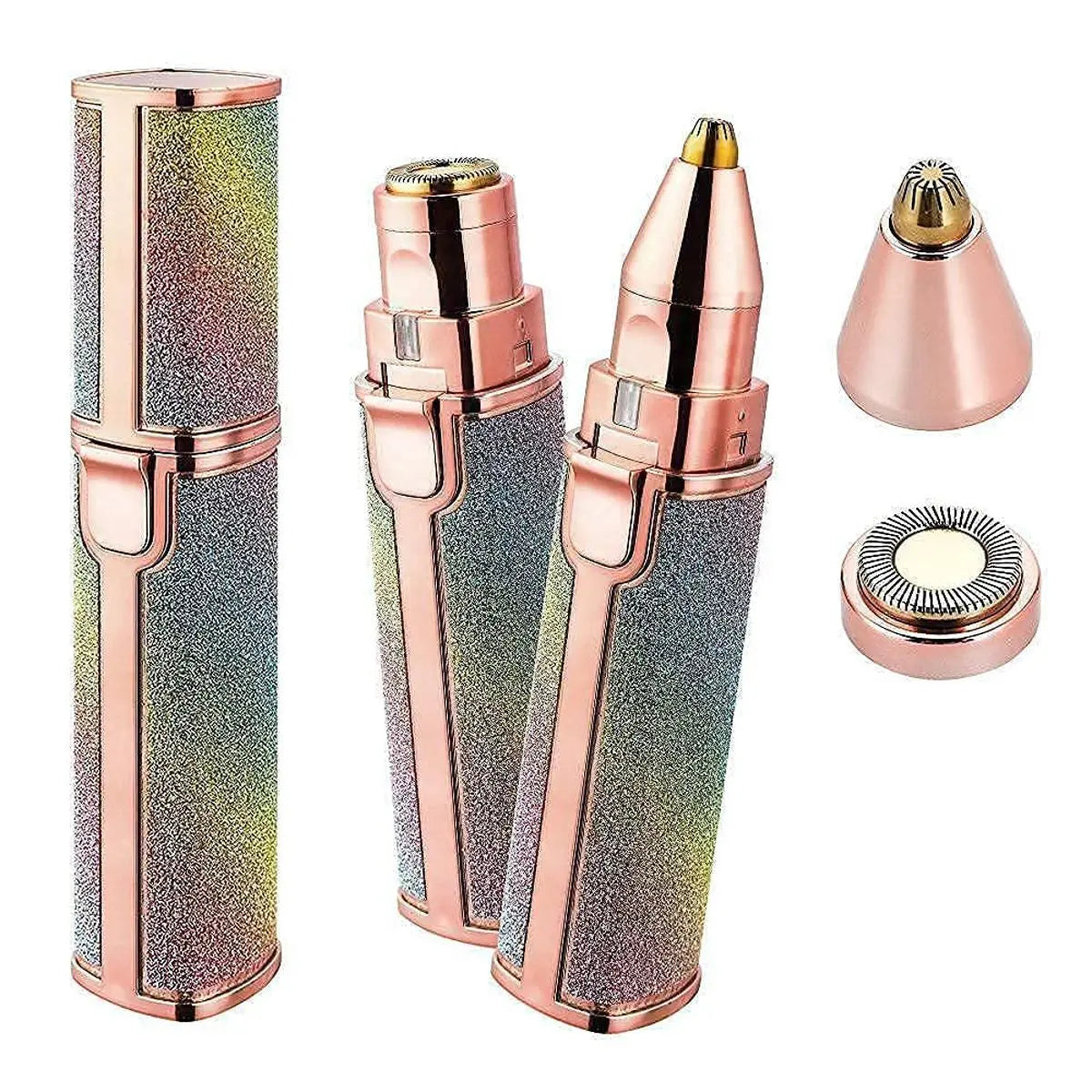 Facial Beauty - 2 In 1 Rechargeable Electric Eyebrow Trimmer +Body Facial Hair Removal