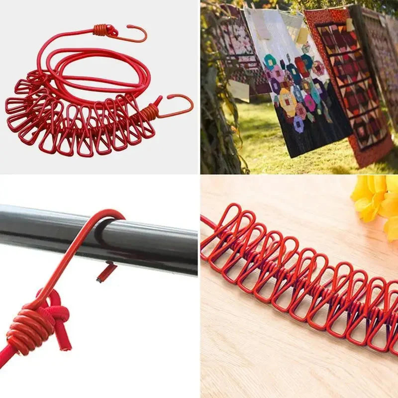 CLOTHLINE + CLIPS. BEST QUALITY