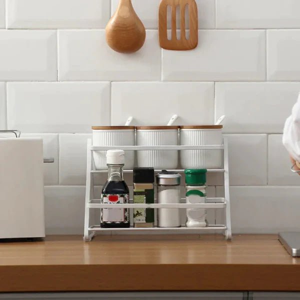 Double Layer Kitchen Storage Shelf