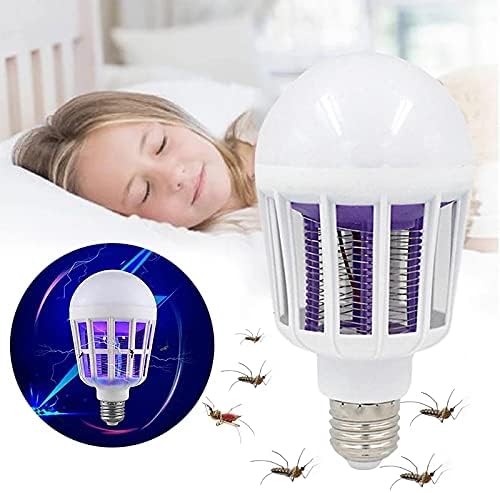 Mosquito Killer Lamp LED 15W Electronic Anti insect Bug Fly Zapper for Home Indoor Outdoor Eco safe Clean Light Bulb