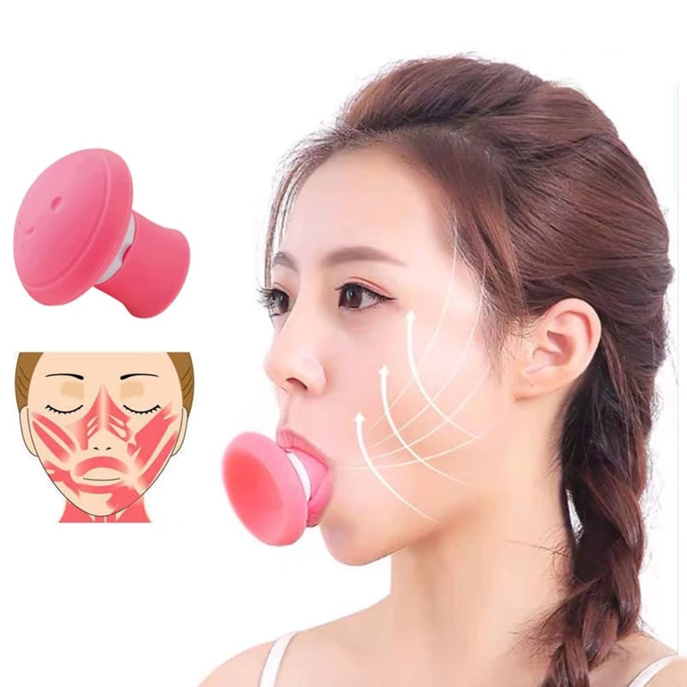Facial Yoga for Skin Tighten Firm, Jaw Exerciser, Double Chin Breathing Exercise Device Jaw Face Slimmer