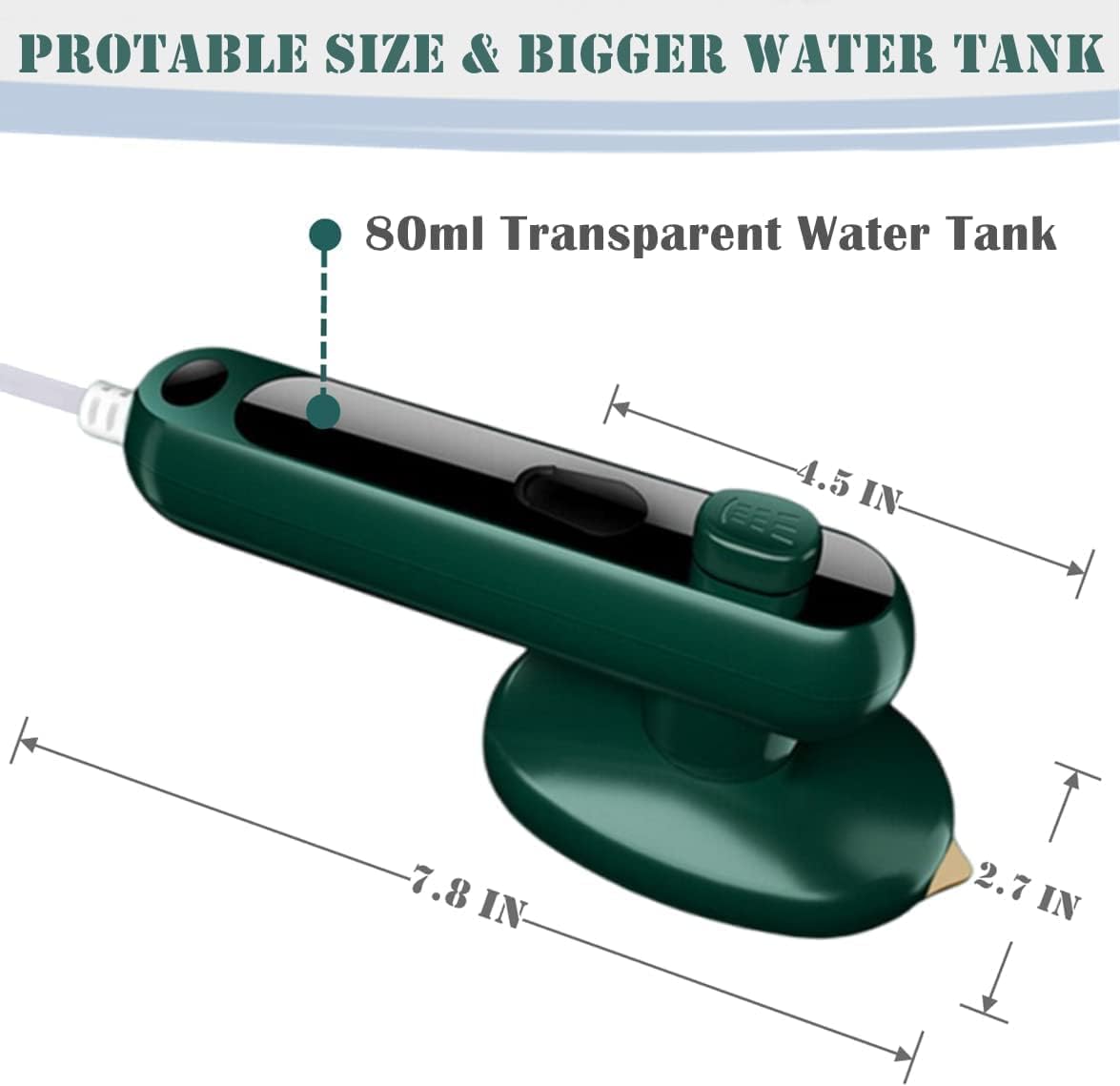 Professional Micro Steam Iron Mini Ironing Machine