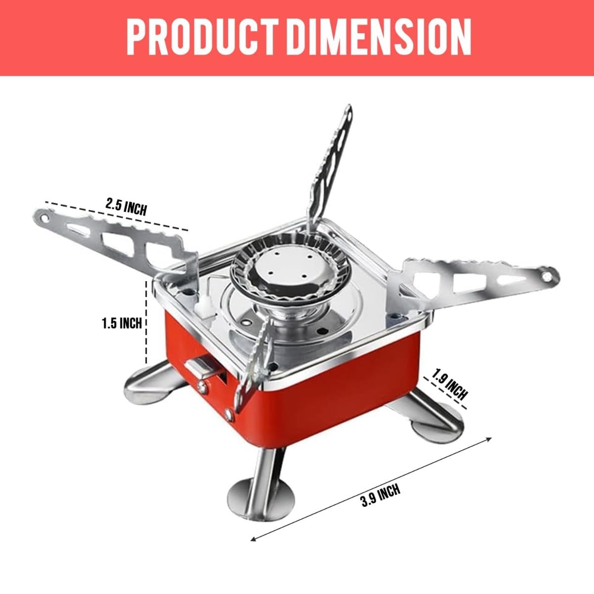 Mini Traveling Stove (Box Packing) (Without Gas Bottle)