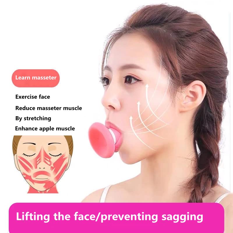 Facial Yoga for Skin Tighten Firm, Jaw Exerciser, Double Chin Breathing Exercise Device Jaw Face Slimmer