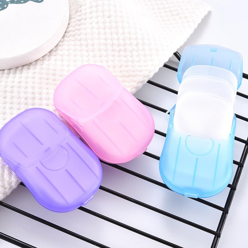 Mini Portable Travel Soap Paper Sheets Disposable Hand Washing Bath Scented Paper Soap