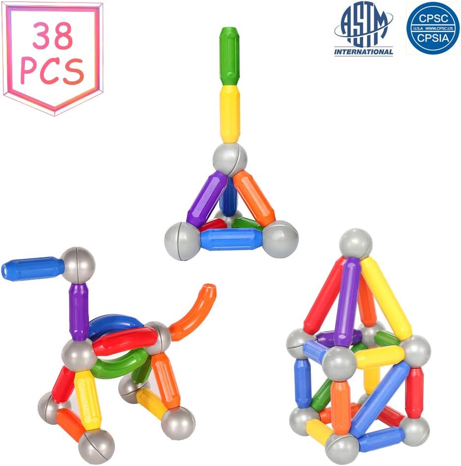 Magnetic Stick, Magnetic Balls and Rods Set