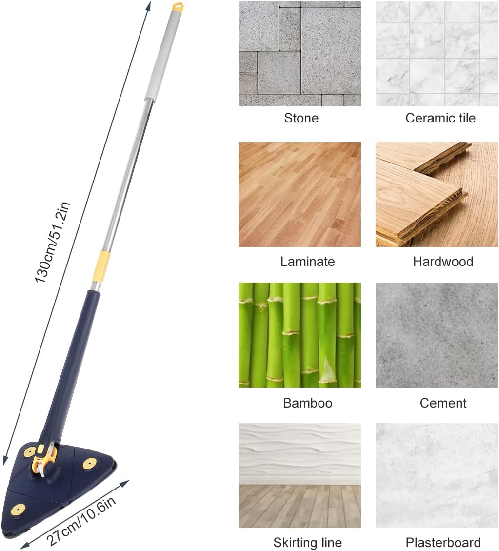 Triangle Mop 360 Adjustable With Twist Squeeze