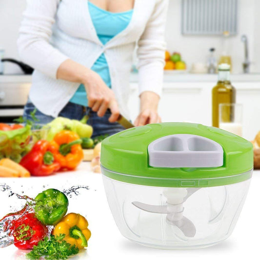 Easy Spin Quick Cutter - Hand Meat Grinder Mixer Food Processor Food Processer, (Multi Color)