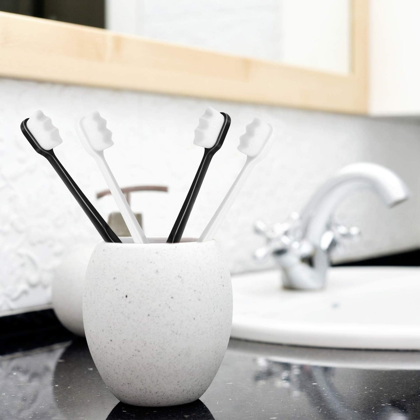 Extra Soft Toothbrush , Ultra Soft-bristled Adult Toothbrush Micro-Nano 20000 Floss Bristle