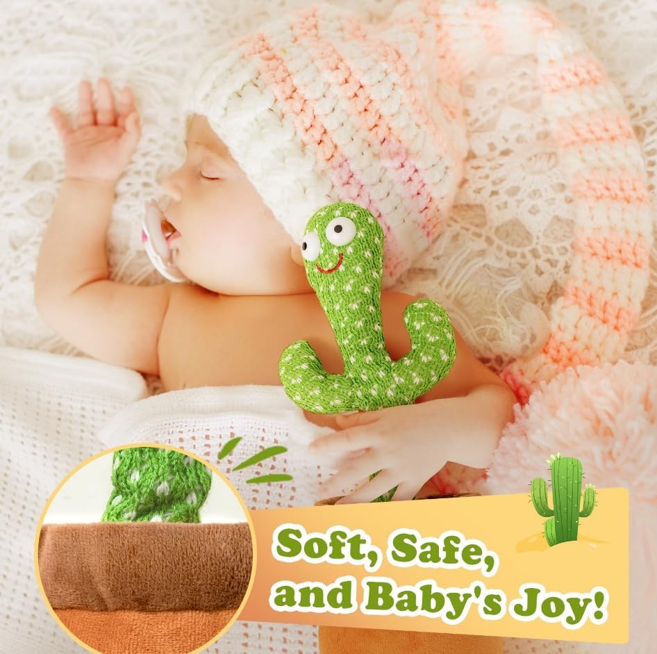 Cute Dancing and Talking Cactus Toy