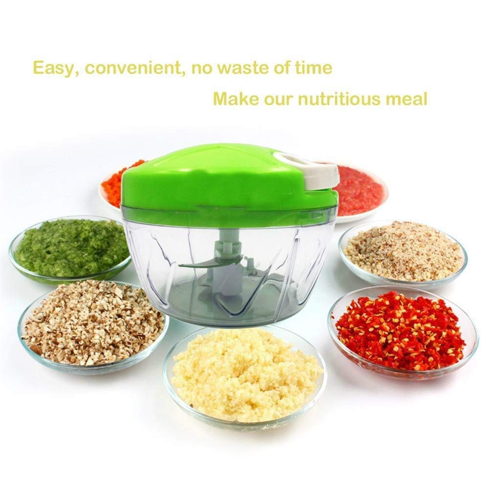 Easy Spin Quick Cutter - Hand Meat Grinder Mixer Food Processor Food Processer, (Multi Color)