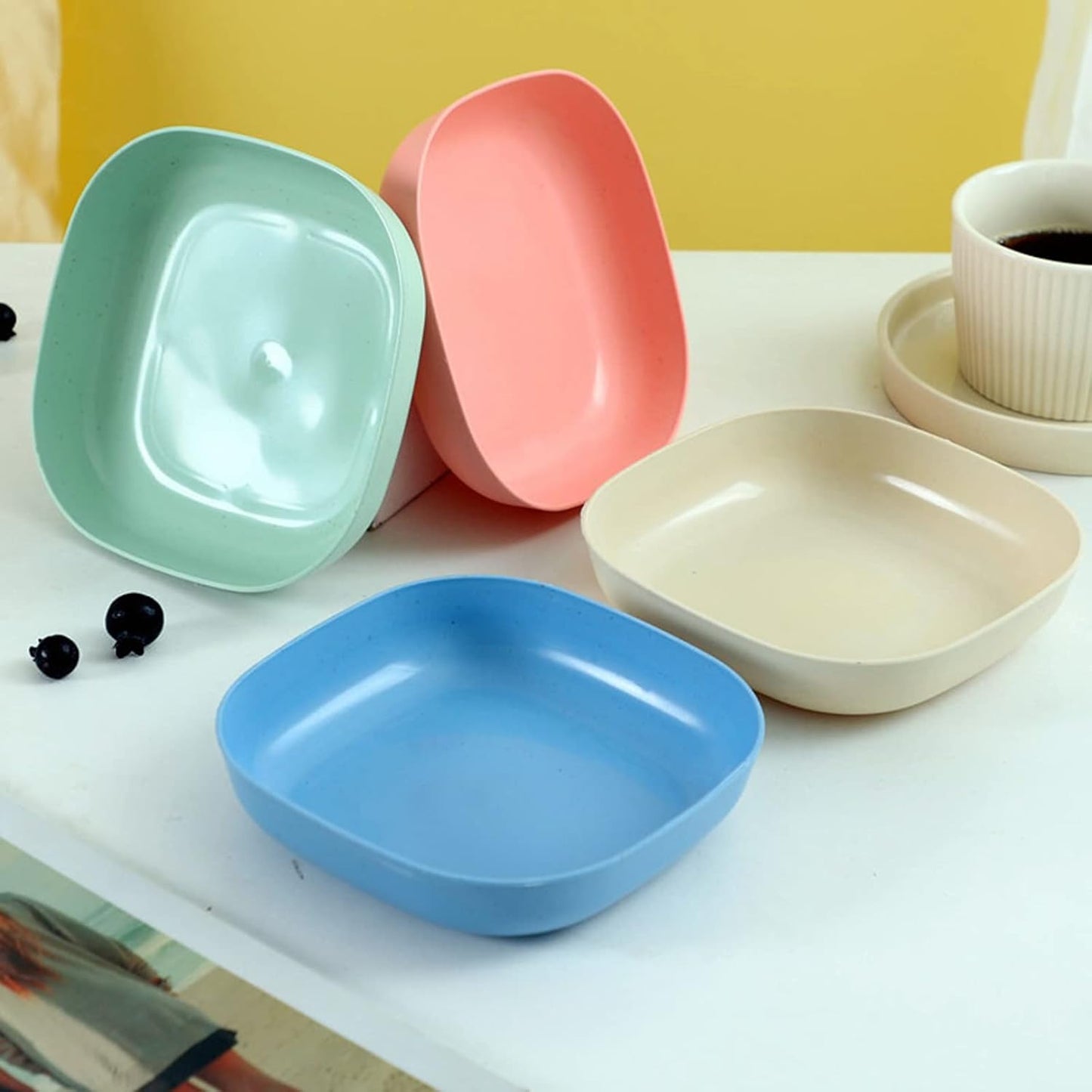 10pcs  set Reusable Dinner Plates