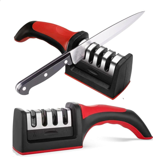 Adjustable 4 in 1 Manual Knives and Scissor Sharpener