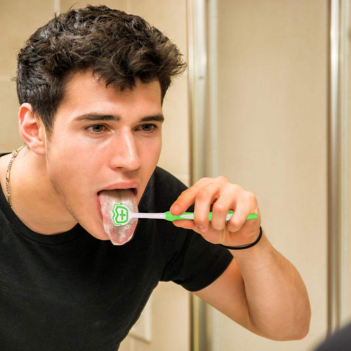 Tongue Scraper, Tongue Cleaning Brush