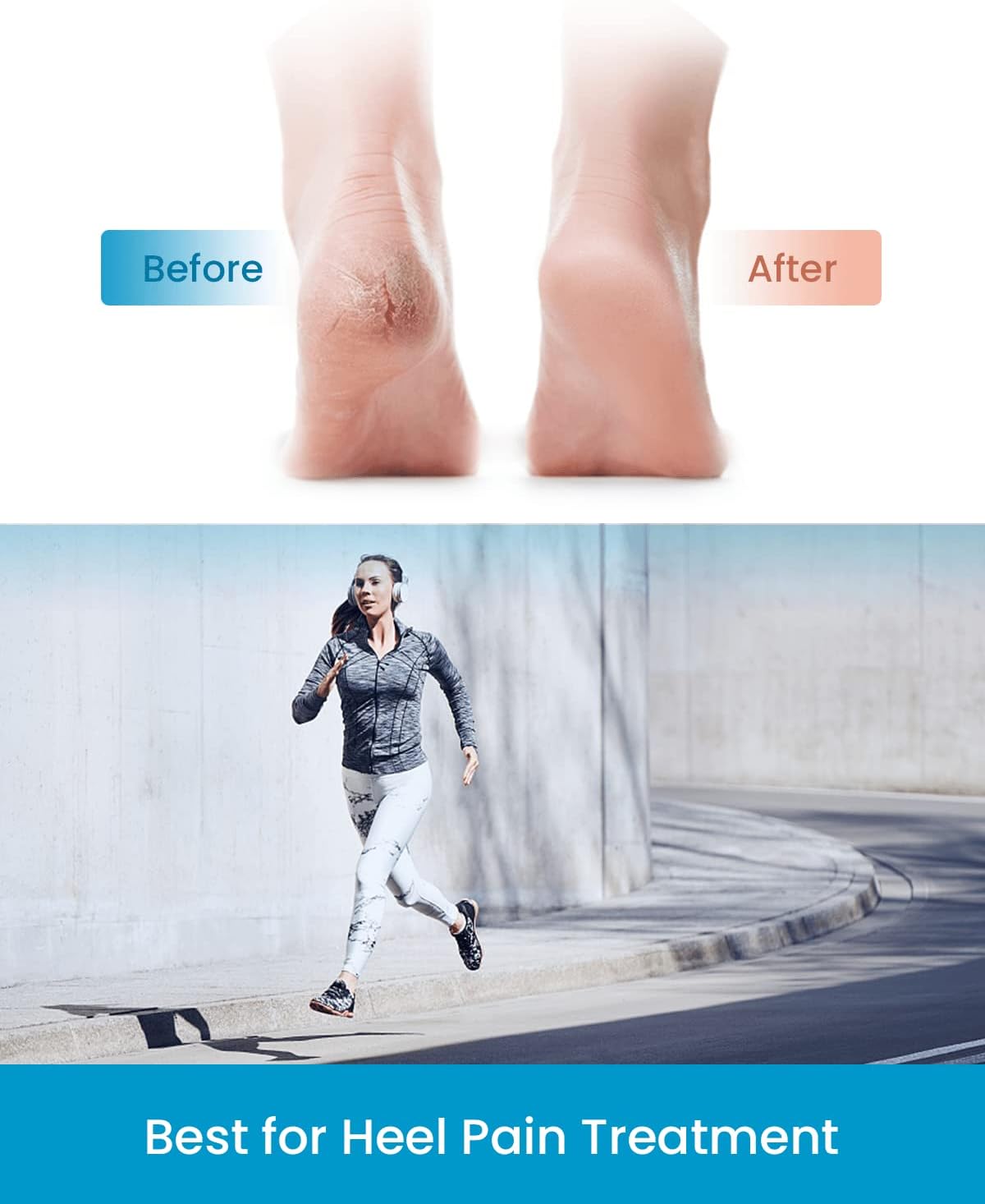 Silicon half heel protector for Men & Women (Half heel)