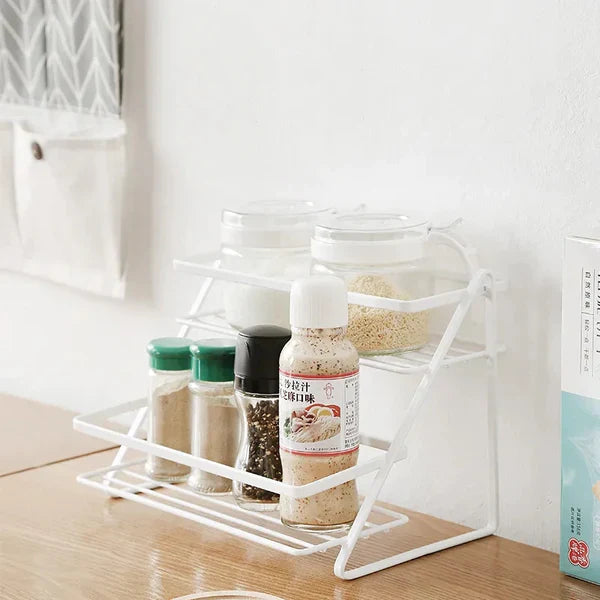 Double Layer Kitchen Storage Shelf