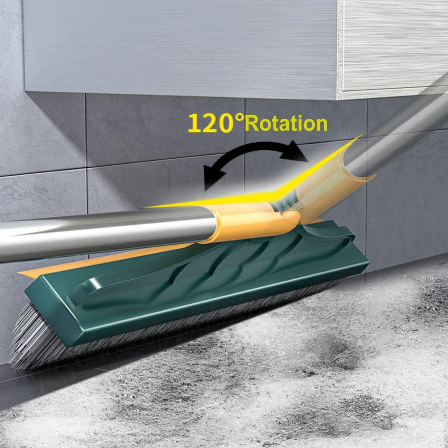 2 in 1 Cleaning Brush with wiper
