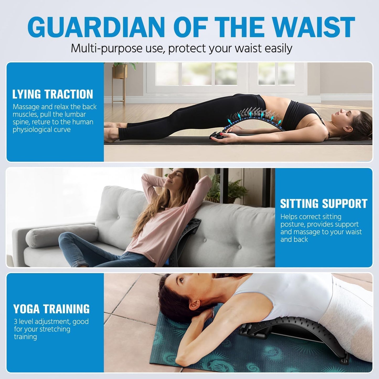 AdjustableMagnetotherapy Multi-level  Back Massager
