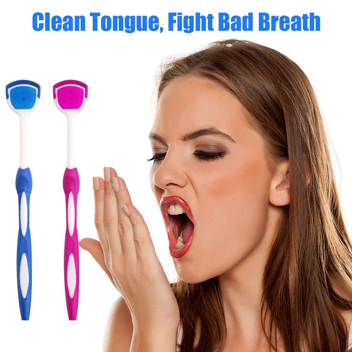 Tongue Scraper, Tongue Cleaning Brush