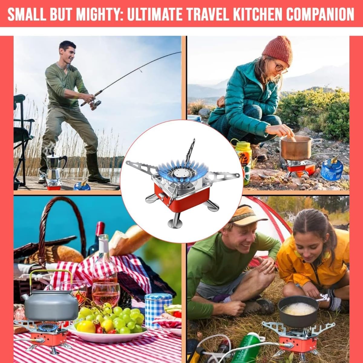 Mini Traveling Stove (Box Packing) (Without Gas Bottle)