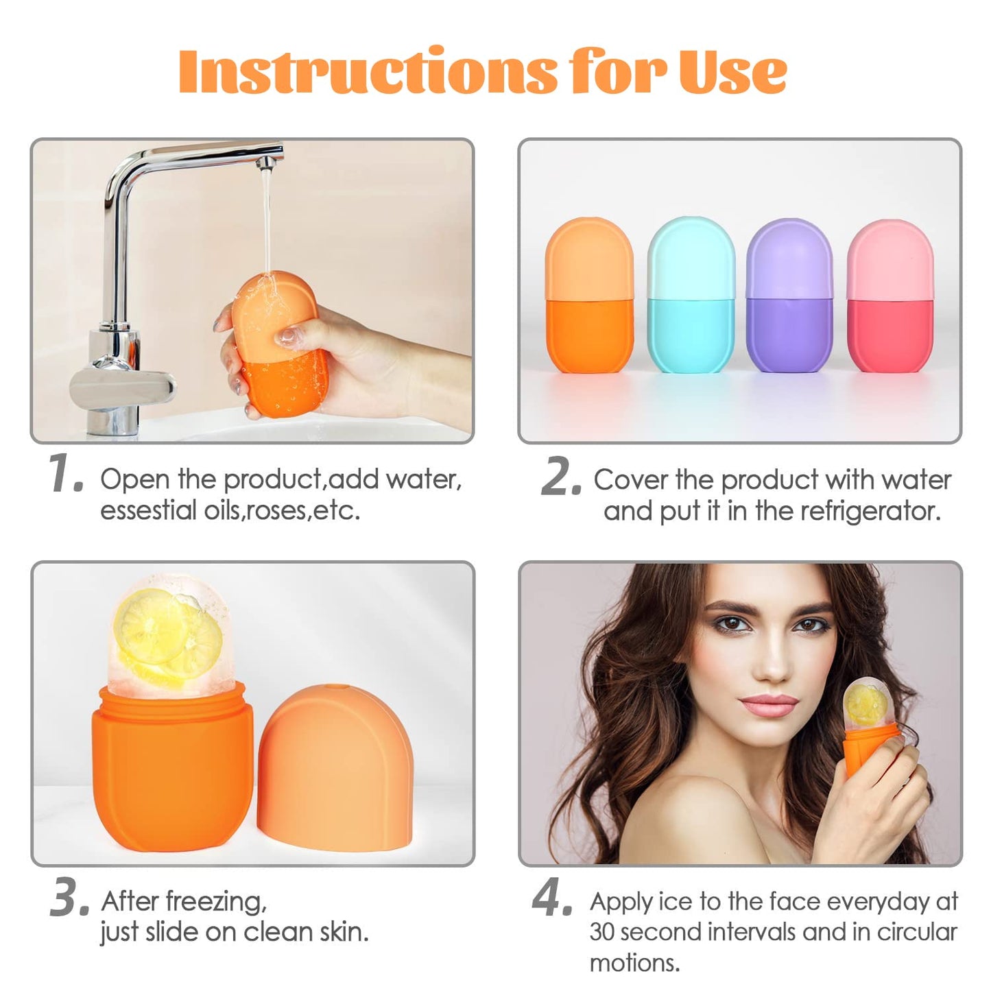 Silicon Face Ice Roller
