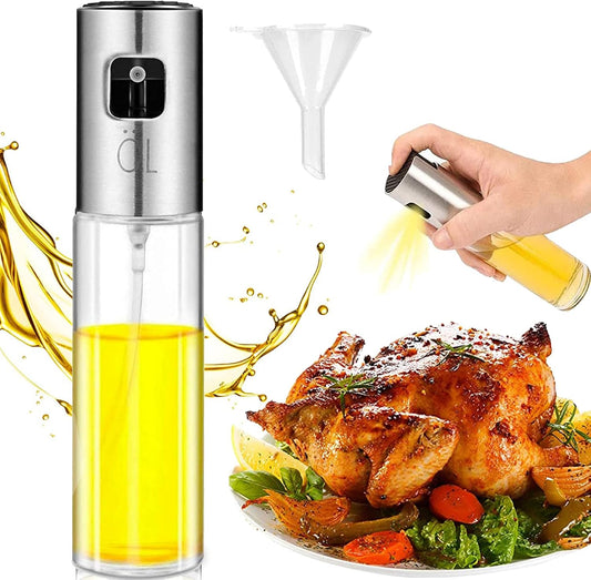 Oil Sprayer Transparent Glass Spray Bottle