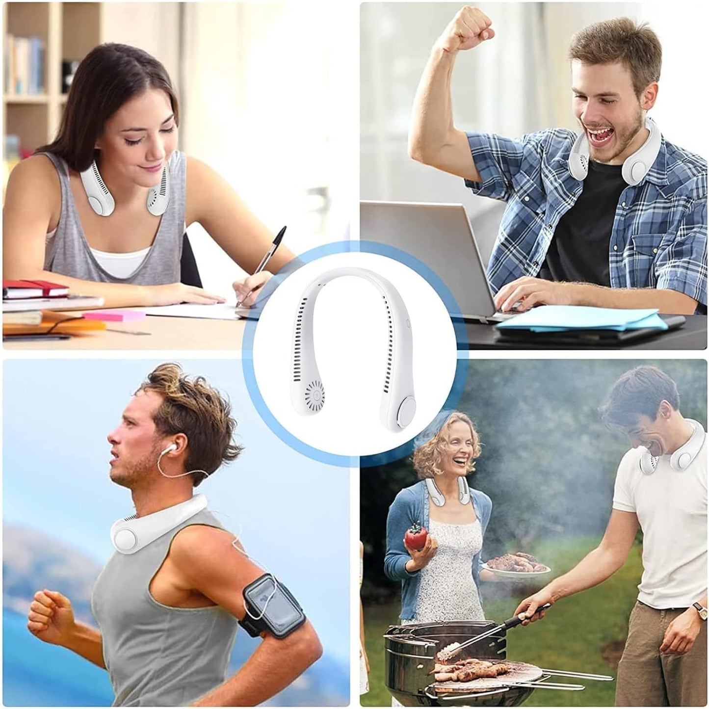 PORTABLE HANGING NECK FAN | USB RECHARGEABLE